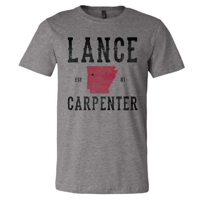 Arkansas Est. 81 Hometown Tee "limited quantities"