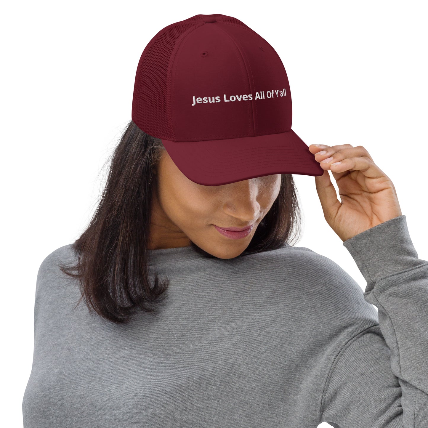 Jesus Loves All Of Y'all - Trucker Cap